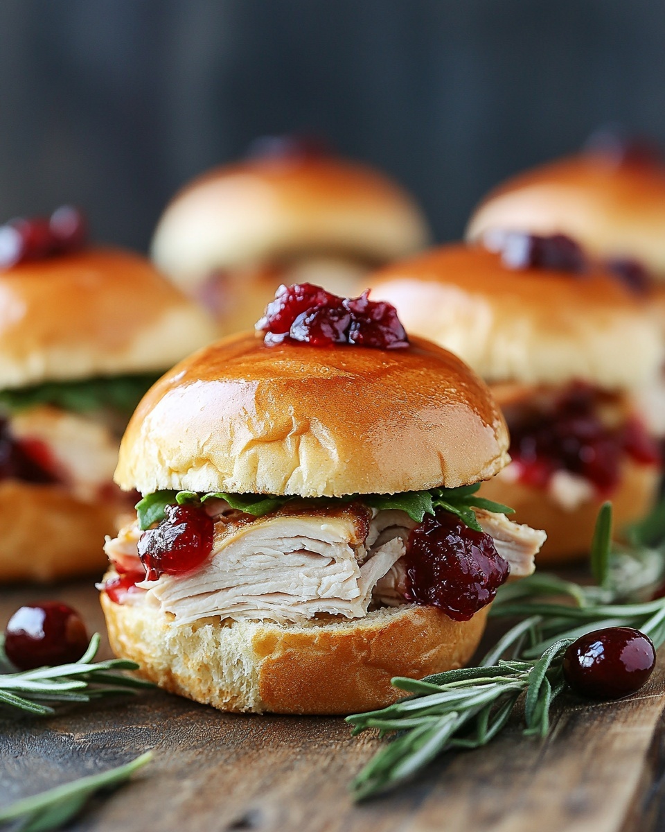 Delicious Turkey Cranberry Sliders for Holiday Leftovers