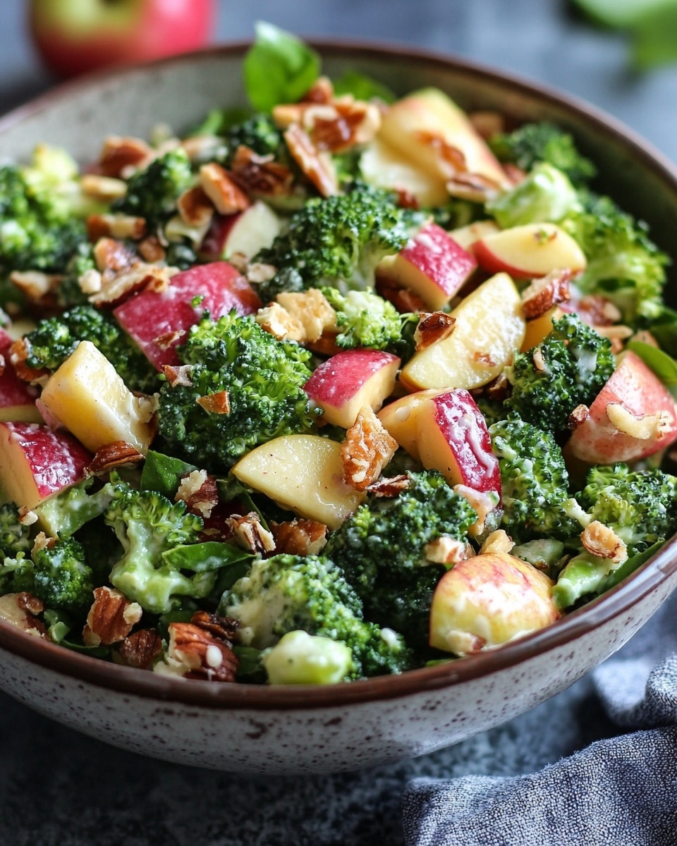 Broccoli Apple Crunch Salad: A Refreshing & Satisfying Dish