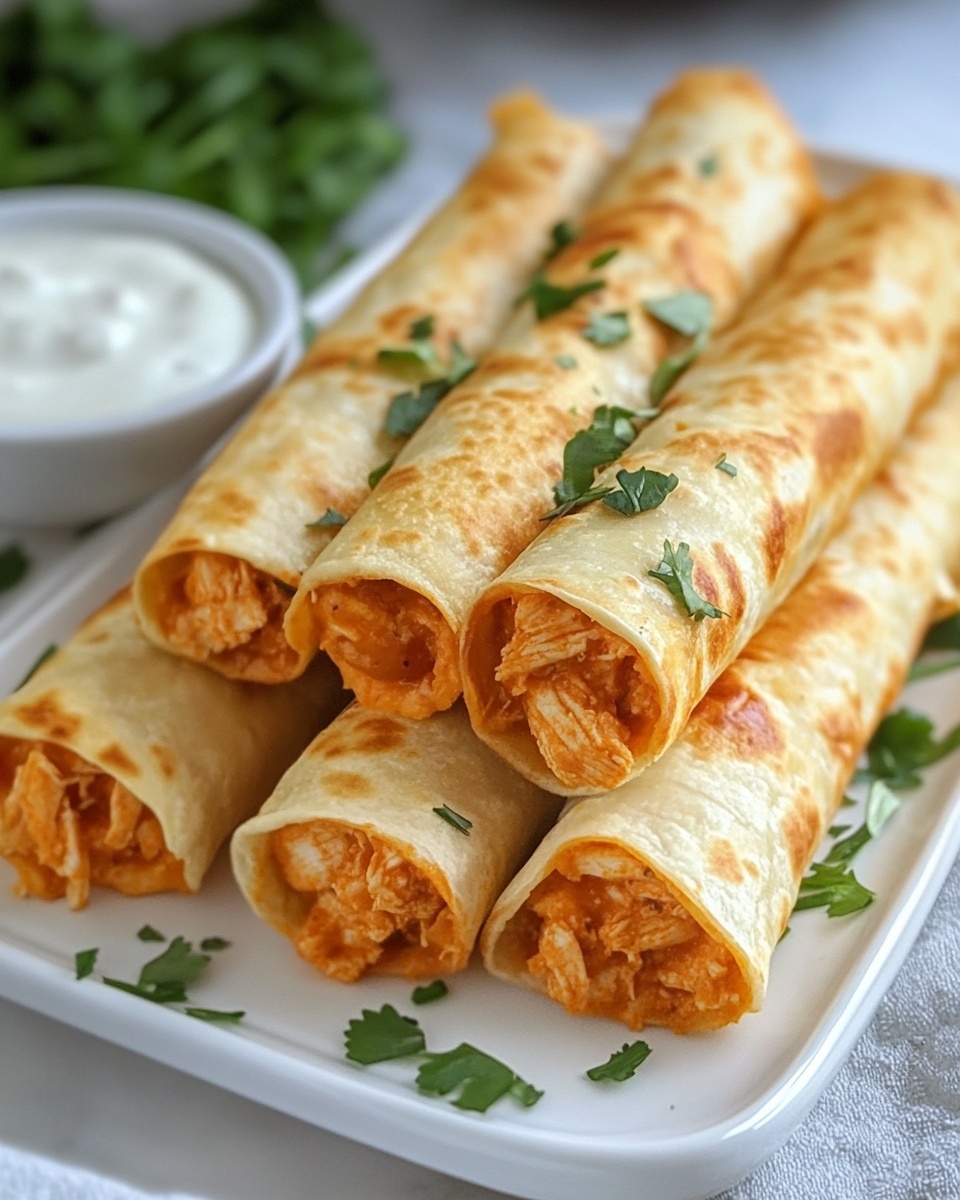 Buffalo Chicken Taquitos Recipe