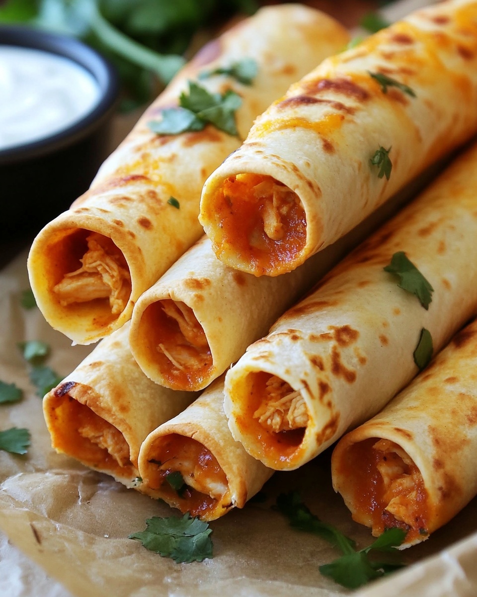Buffalo Chicken Taquitos Recipe