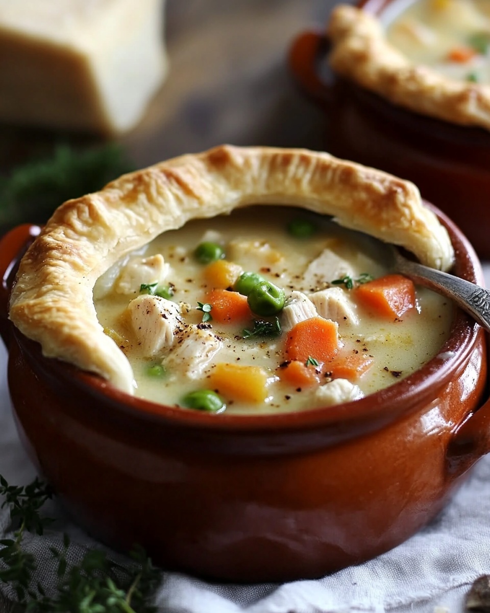 Comforting Chicken Pot Pie Soup Recipe