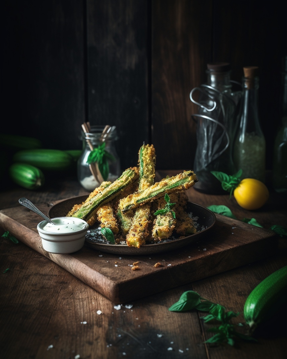 Crispy Fried Zucchini Fries with Herb Infusion | Quick Appetizer