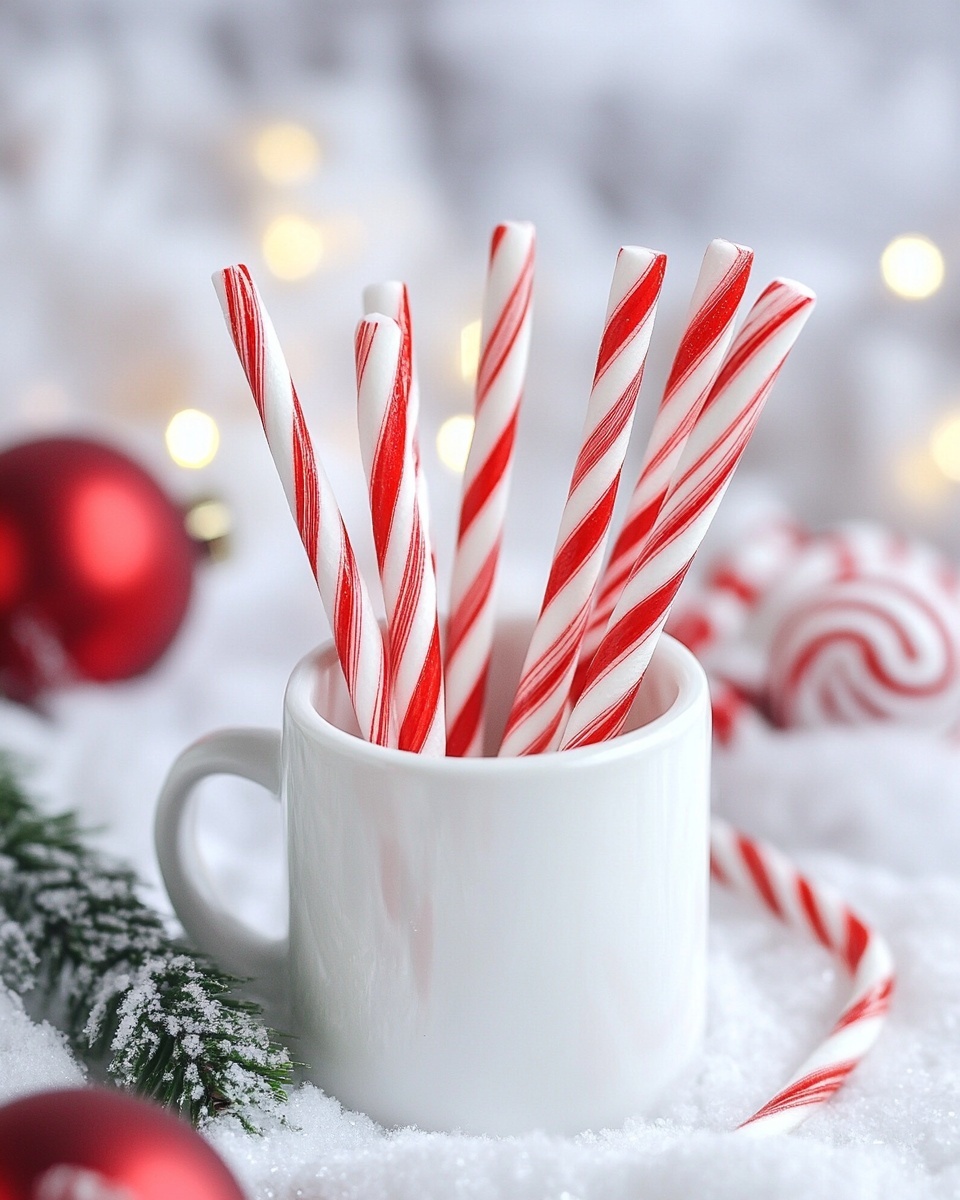 DIY Christmas Peppermint Sticks: Festive Holiday Candy & Hot Cocoa Stirrers