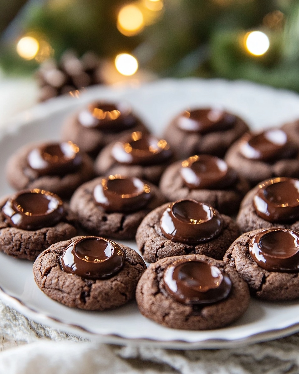 Decadent Chocolate Thumbprint Cookies: Easy Holiday Dessert Recipe