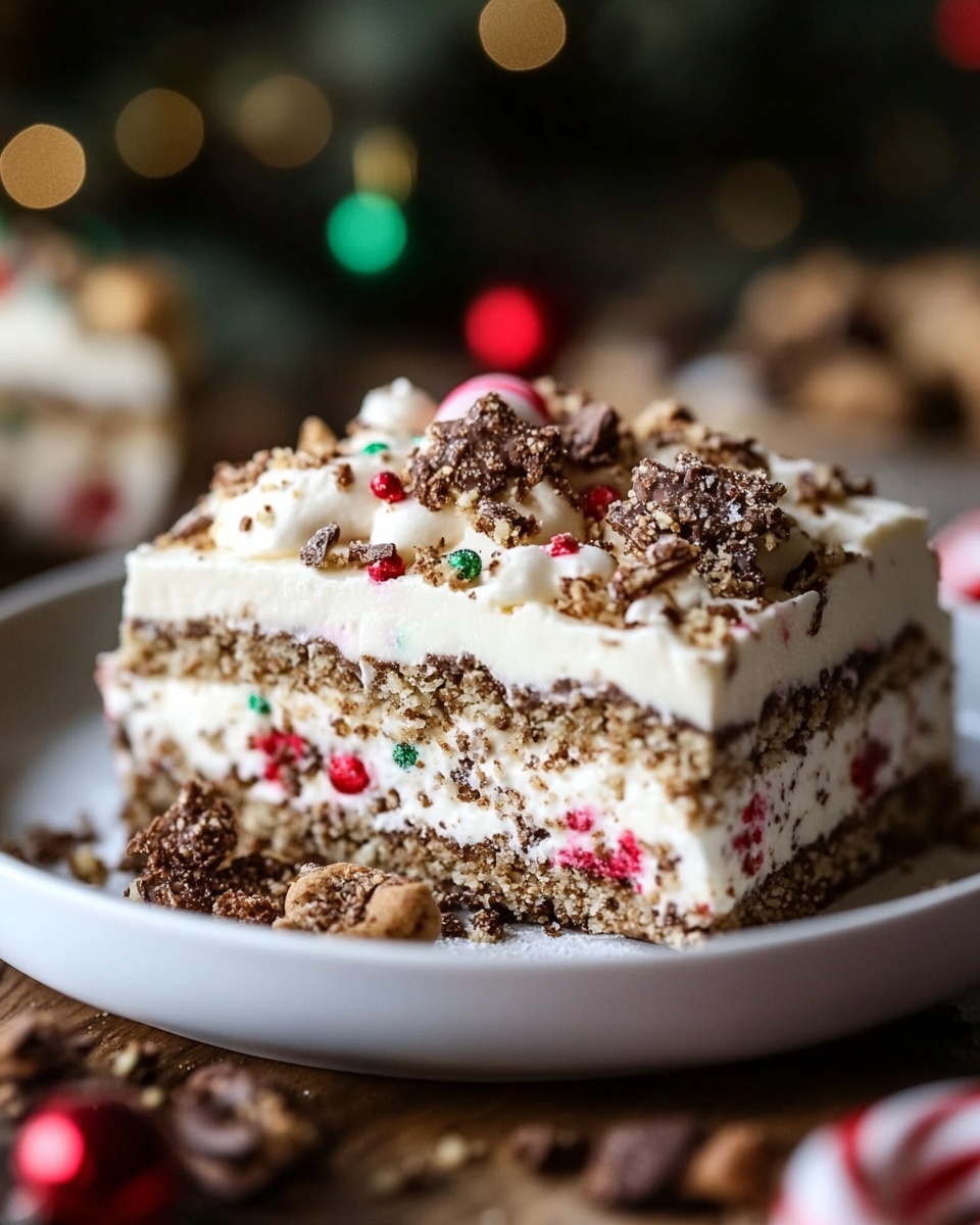 Easy No-Bake Christmas Cookie Lush Dessert