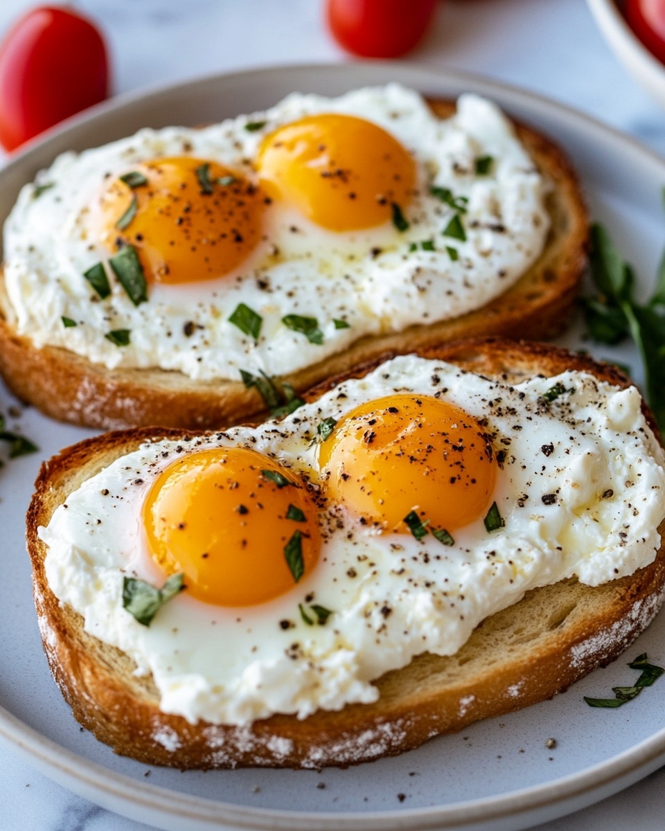 Easy Ricotta Toast with Eggs: Your New Favorite High-Protein Breakfast
