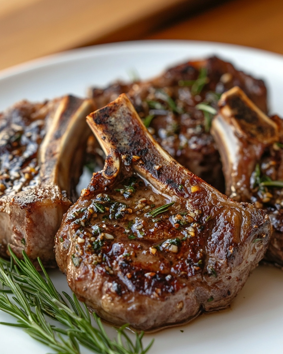 Garlic Herb Lamb Chops Recipe