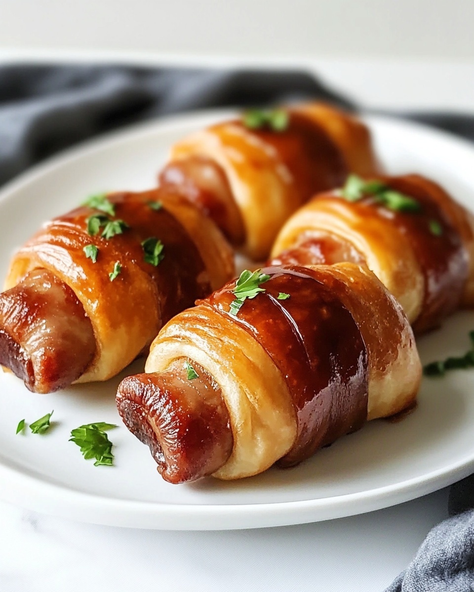 Glazed Pigs In a Blanket