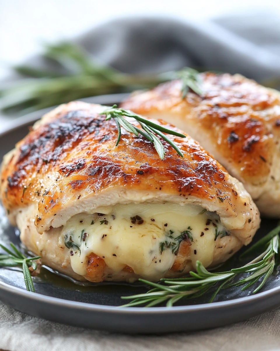 Gourmet Pear & Cheese Stuffed Chicken Breast Recipe