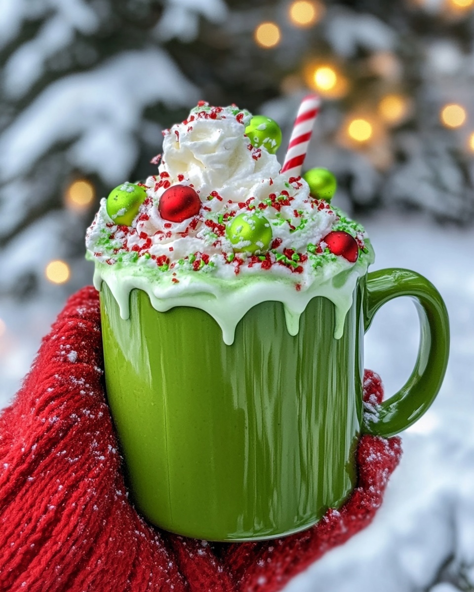 Grinch Hot Chocolate Recipe: Festive Green Drink for Christmas