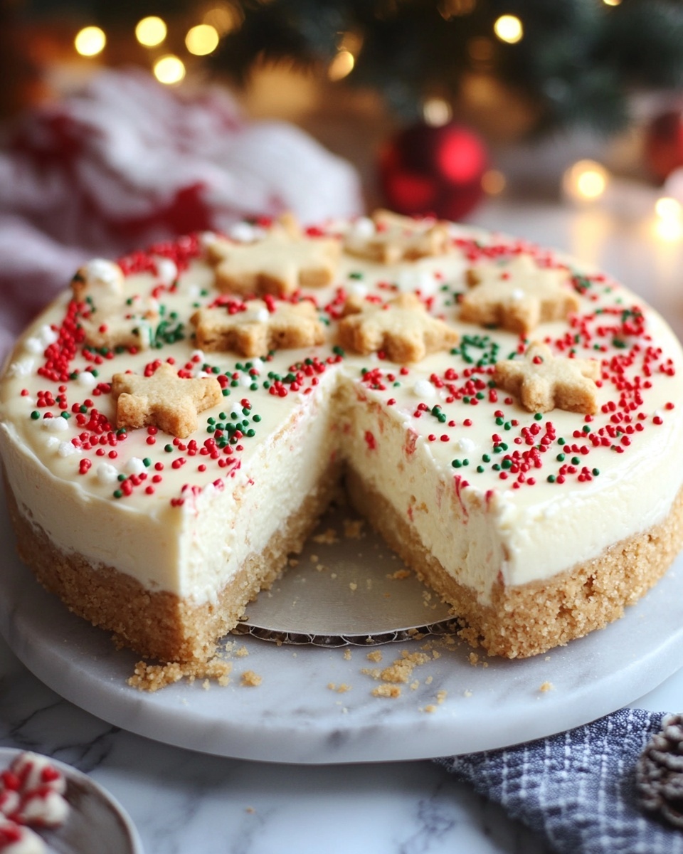 Irresistible Sugar Cookie Cheesecake – Easy Holiday Dessert Recipe