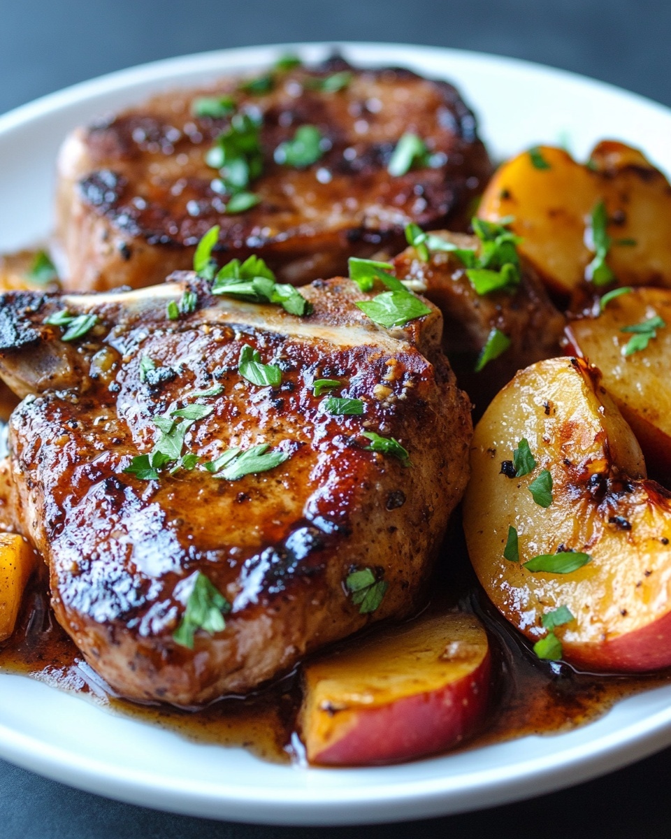 Slow Cooker Apple Pork Chops