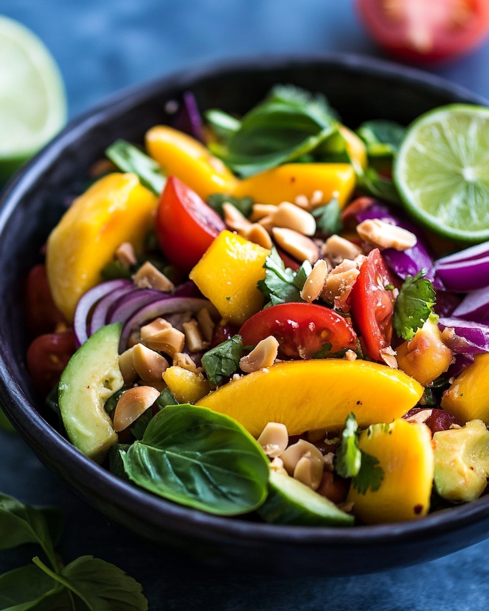 Zesty Thai Mango Salad Recipe (Easy & Healthy!)